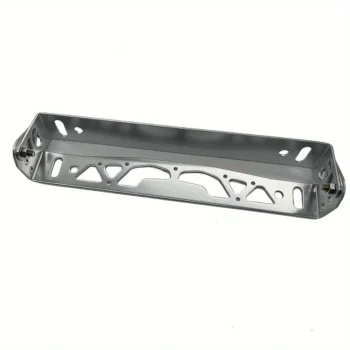 Car License Plate Frame Universal Aluminum Power Racing Silver