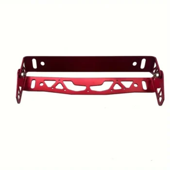 Car License Plate Frame Universal Aluminum Power Racing Red