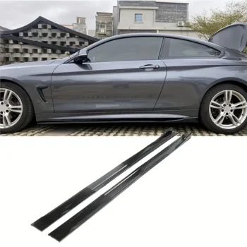 Pair Rear Car Window Shutter Cover for Tesla Model 3 Black